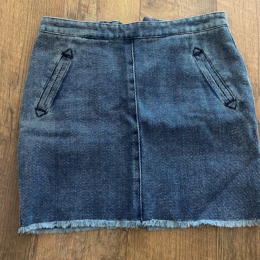 Current Elliot Jean Mini-Skirt